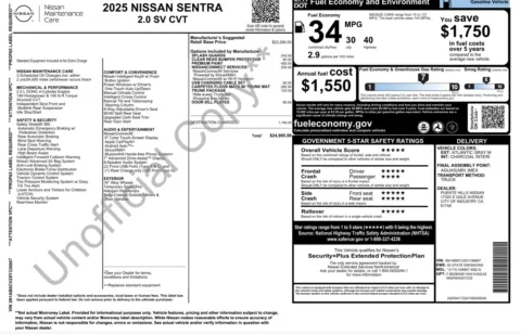 More photos of 2025 Nissan Sentra SV at Auto Boutique Texas, TX