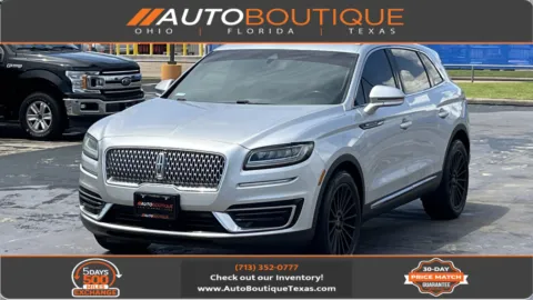 Silver 2019 Lincoln Nautilus Standard for sale in Alvin, TX