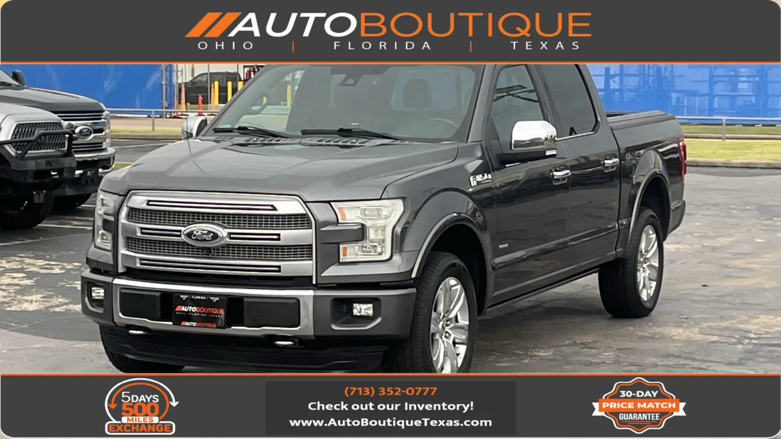 2016 Ford F-150 Platinum for sale in Alvin, TX
