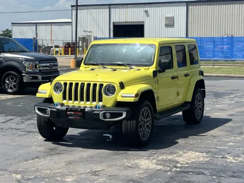 Another view of 2023 Jeep Wrangler 4xe Sahara for sale in Alvin, TX at Auto Boutique Texas
