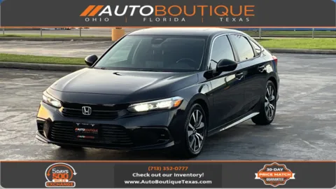 Black 2022 Honda Civic Sedan EX for sale in Alvin, TX