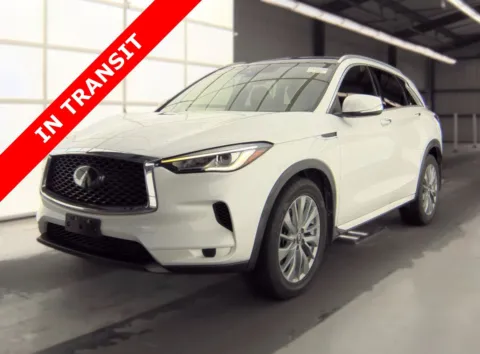 White 2023 INFINITI QX50 LUXE for sale in Alvin, TX