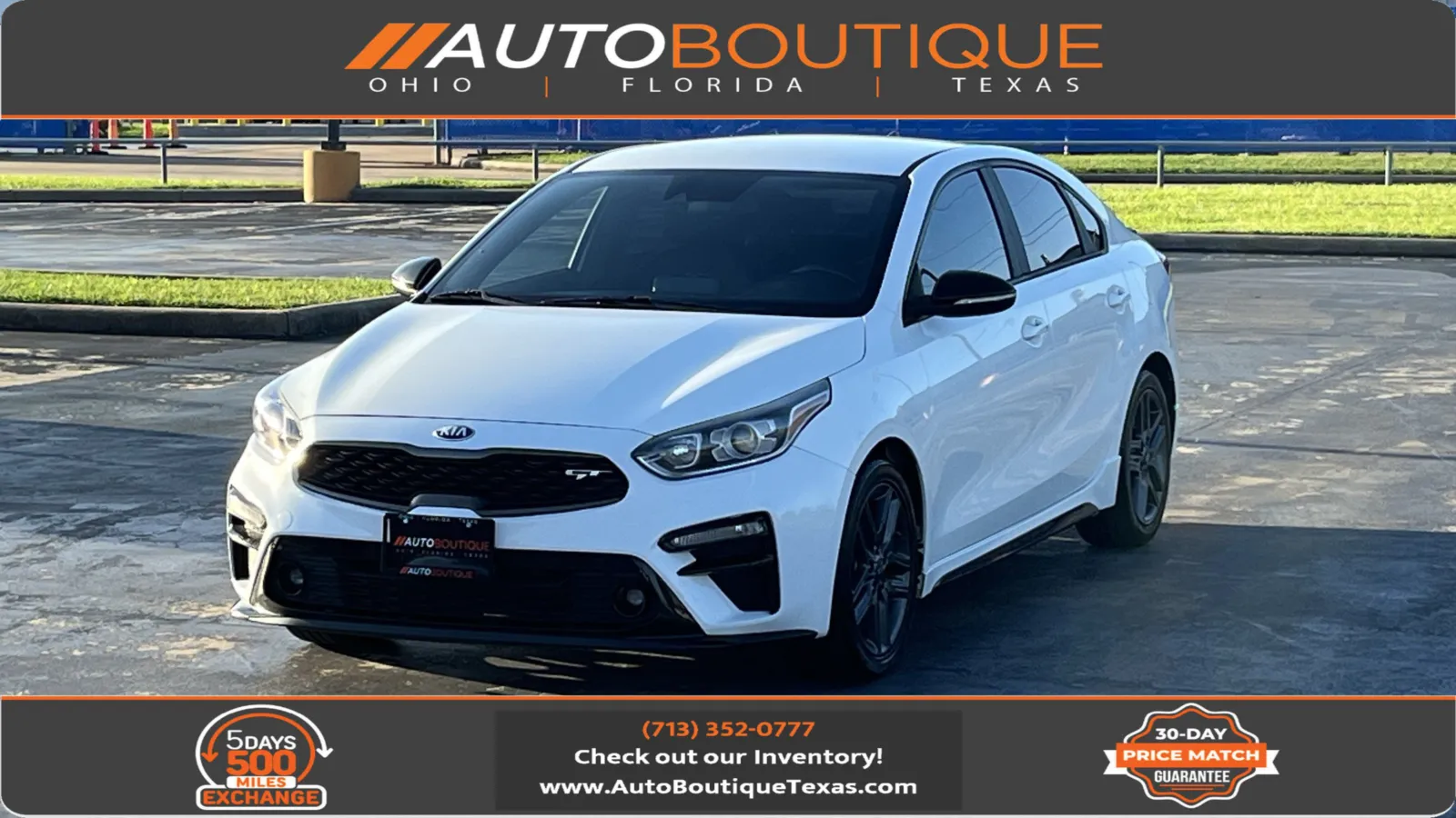 White 2020 Kia Forte GT-Line for sale in Alvin, TX
