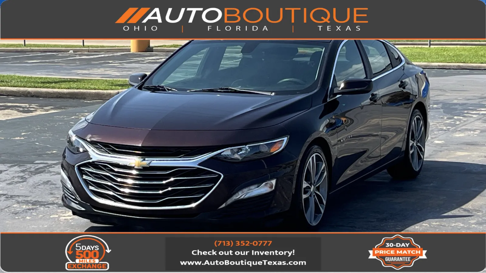 Black 2021 Chevrolet Malibu LT for sale in Alvin, TX