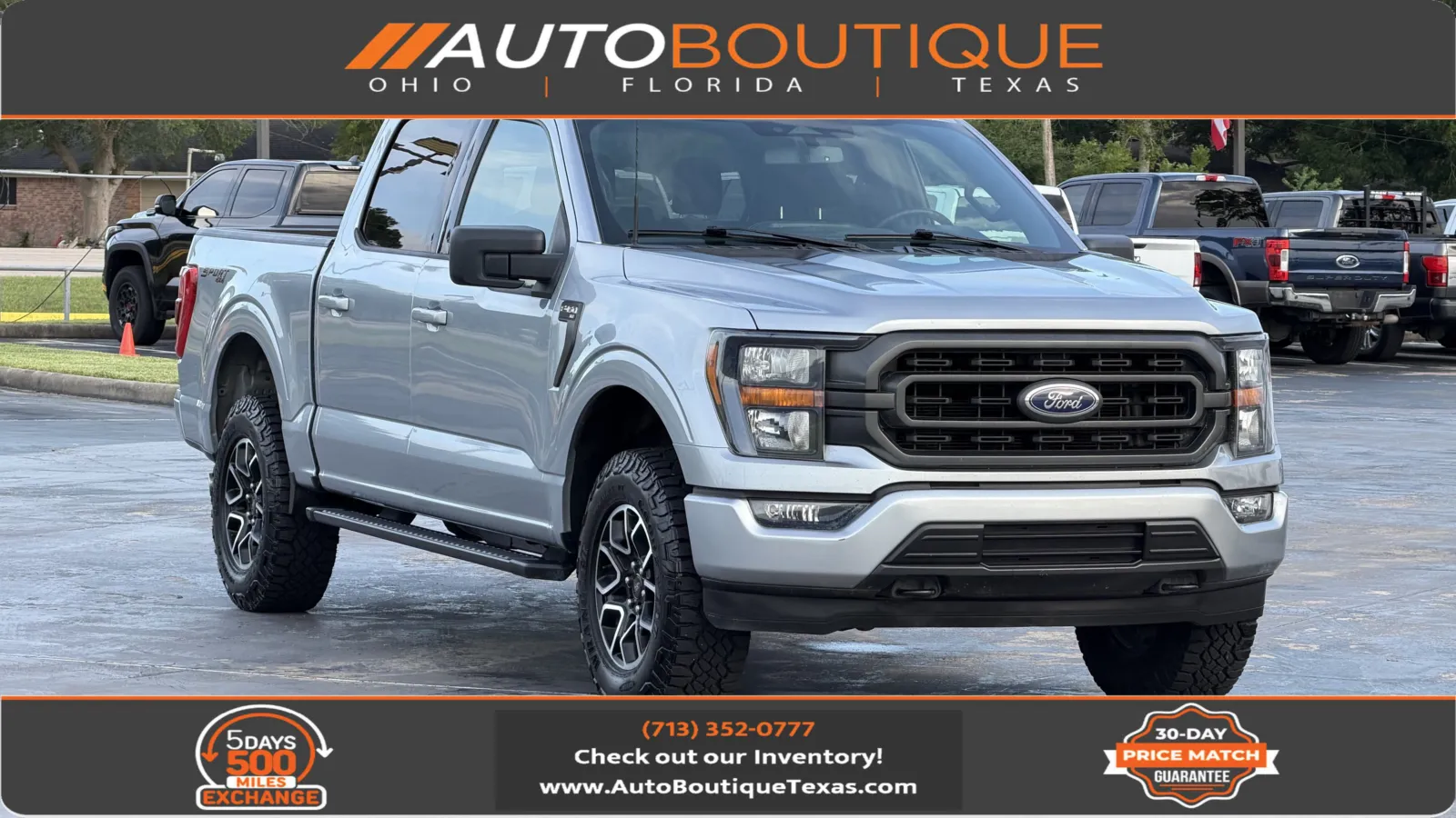 Silver 2023 Ford F-150 XLT for sale in Alvin, TX