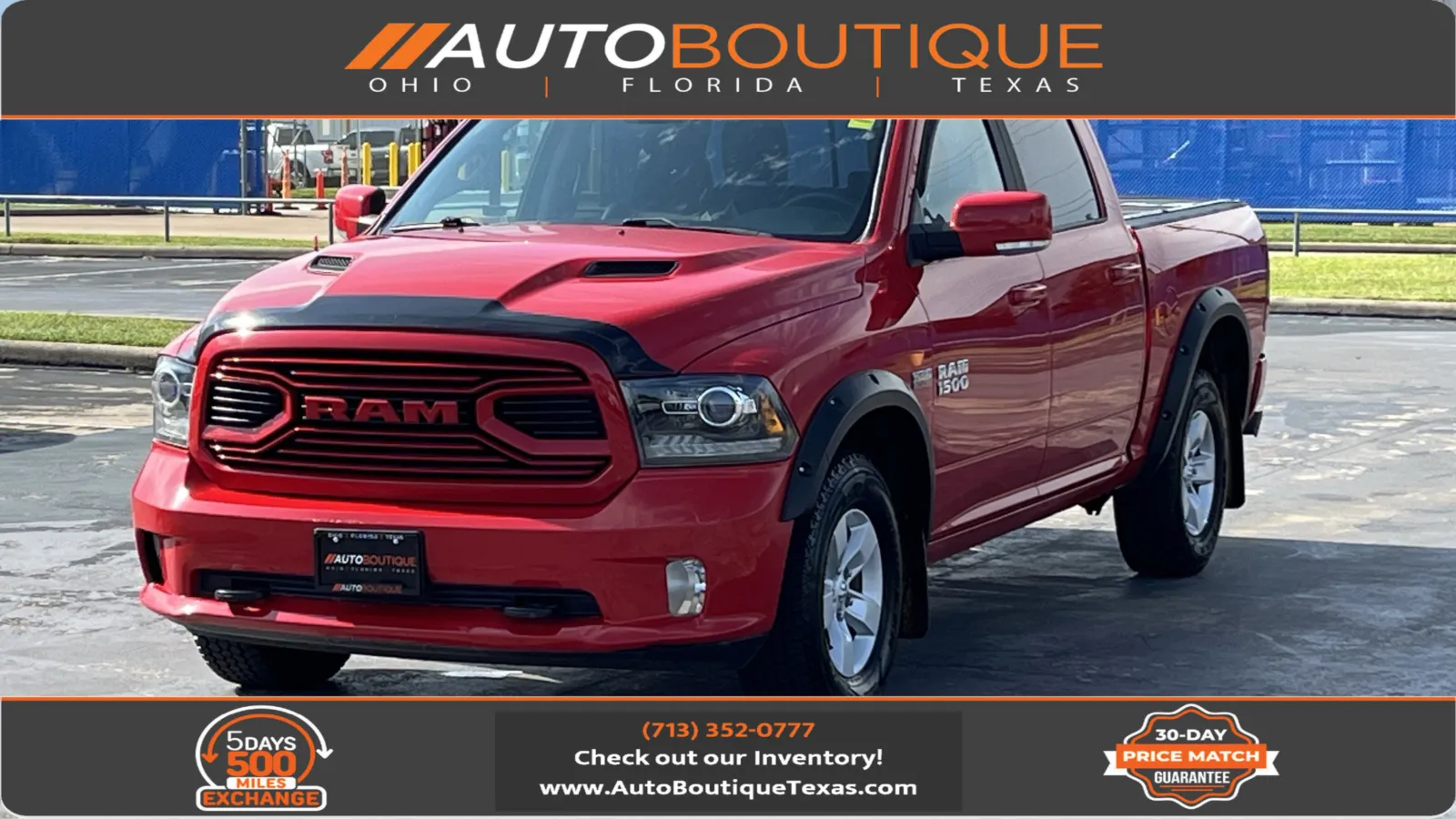Red 2018 Ram 1500 Sport for sale in Alvin, TX
