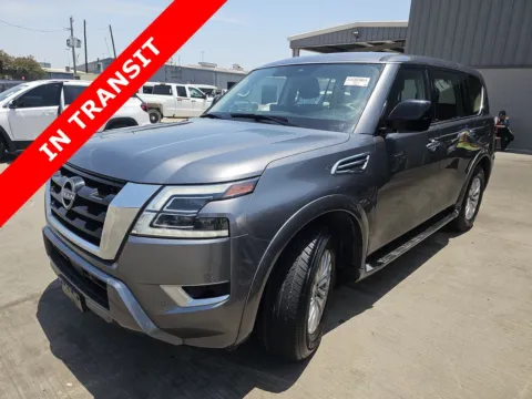 Gray 2023 Nissan Armada S for sale in Alvin, TX