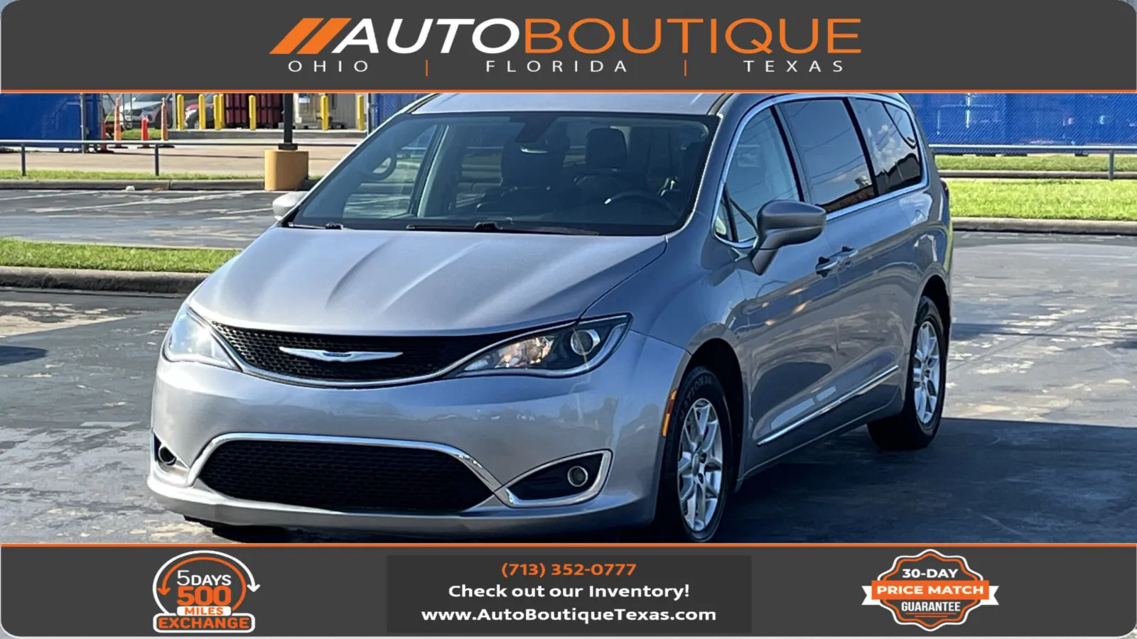 Silver 2020 Chrysler Pacifica Touring L for sale in Alvin, TX