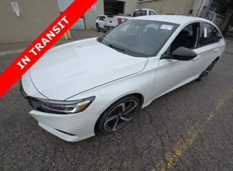 White 2021 Honda Accord Sedan Sport for sale in Alvin, TX
