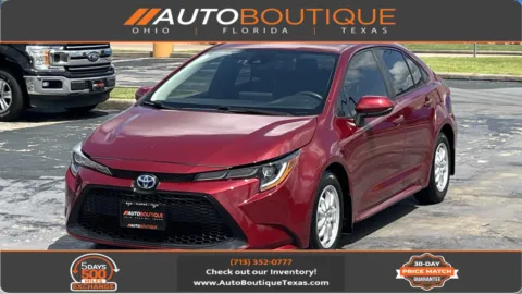 Red 2022 Toyota Corolla Hybrid LE for sale in Alvin, TX