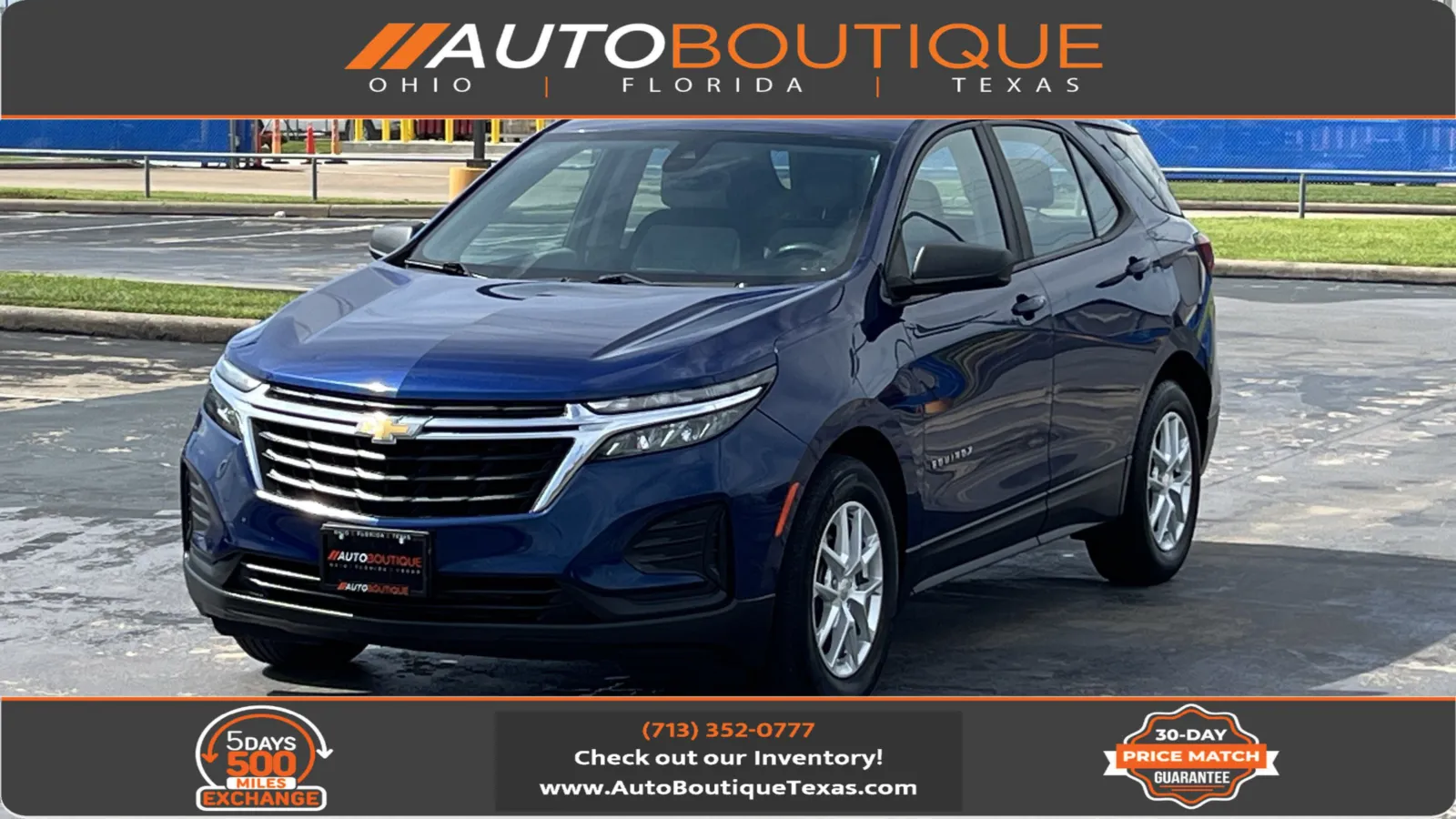 Blue 2023 Chevrolet Equinox LS for sale in Alvin, TX