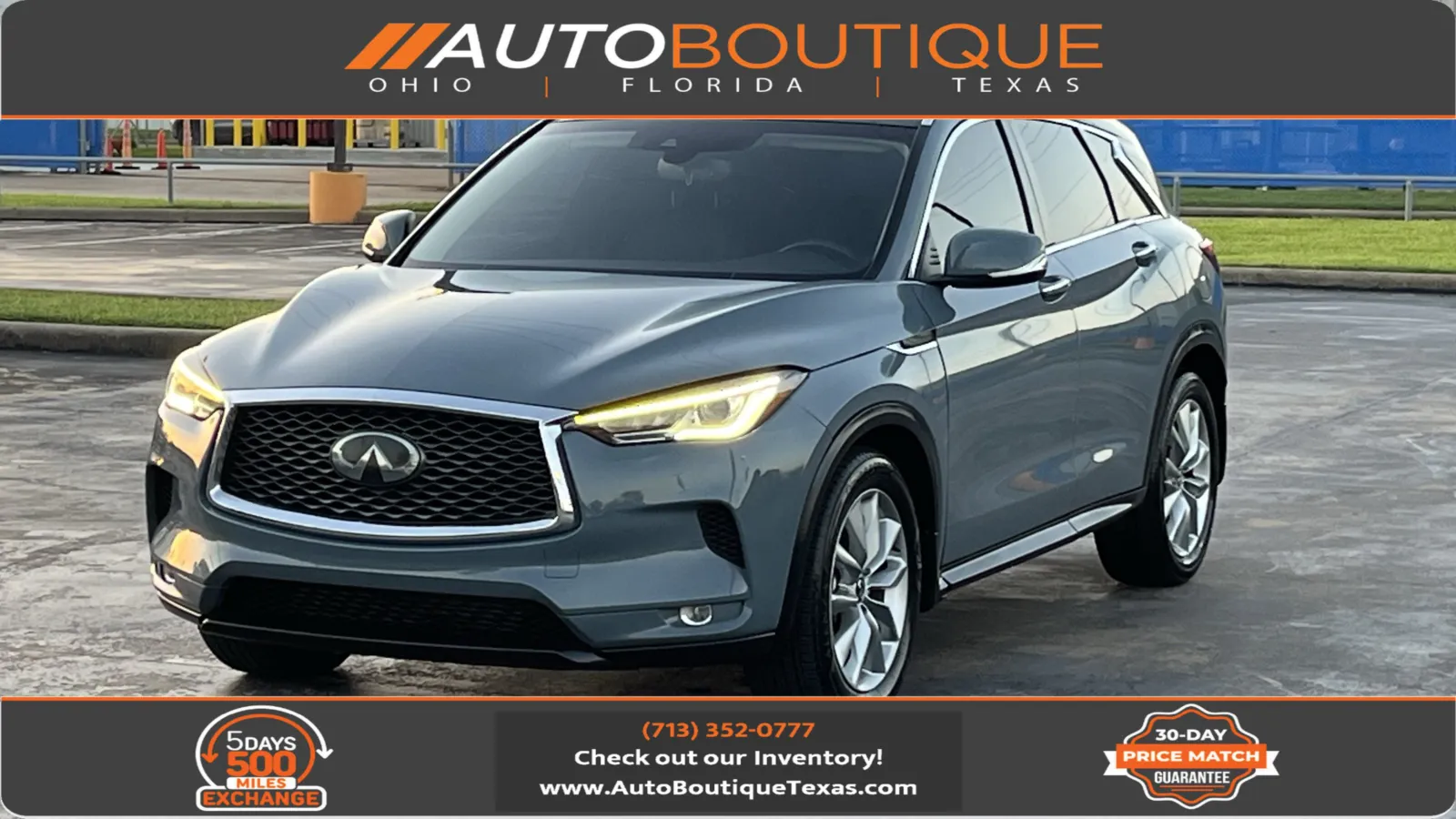Gray 2022 INFINITI QX50 LUXE for sale in Alvin, TX