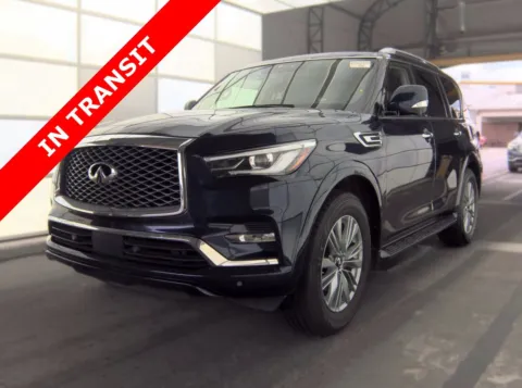 Blue 2024 INFINITI QX80 LUXE for sale in Alvin, TX