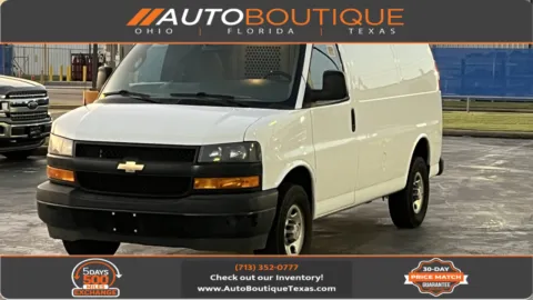 White 2022 Chevrolet Express Cargo Van 2500 for sale in Alvin, TX