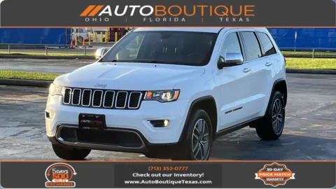 White 2020 Jeep Grand Cherokee Limited for sale in Alvin, TX