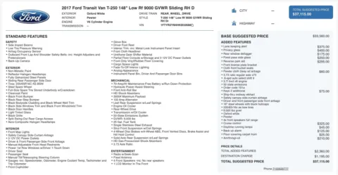 Photos of 2017 Ford Transit Van 250 for sale in Alvin, TX at Auto Boutique Texas