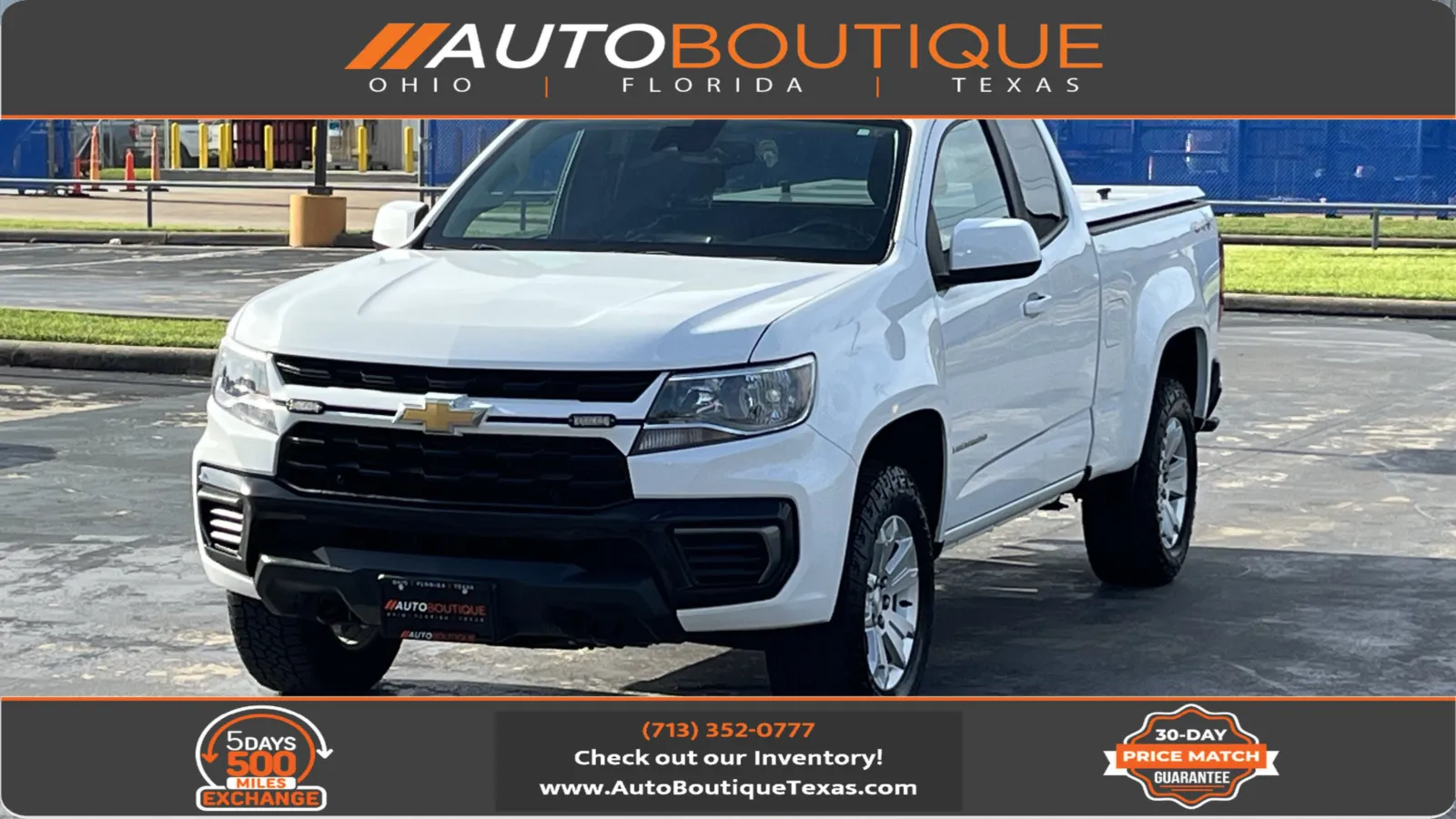 White 2022 Chevrolet Colorado 4WD LT for sale in Alvin, TX