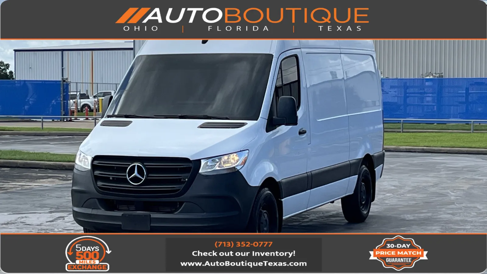 White 2022 Mercedes-Benz Sprinter Cargo Van 2500 for sale in Alvin, TX