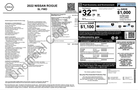 Photos of 2022 Nissan Rogue SL for sale in Alvin, TX at Auto Boutique Texas