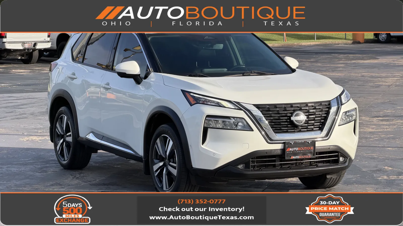 White 2022 Nissan Rogue SL for sale in Alvin, TX