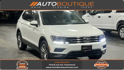 White 2021 Volkswagen Tiguan SEL for sale in Alvin, TX