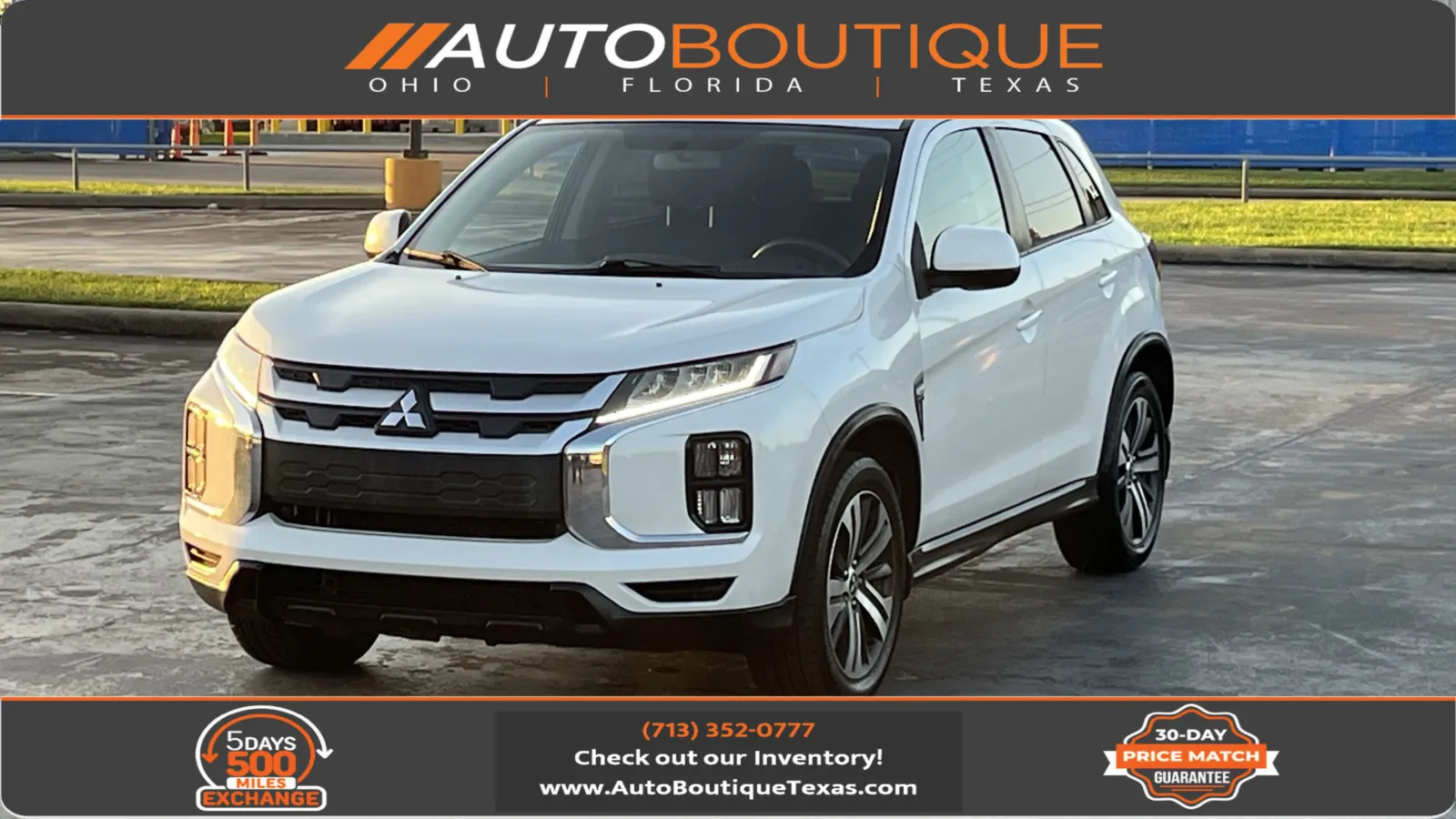 White 2020 Mitsubishi Outlander Sport SP 2.0 for sale in Alvin, TX