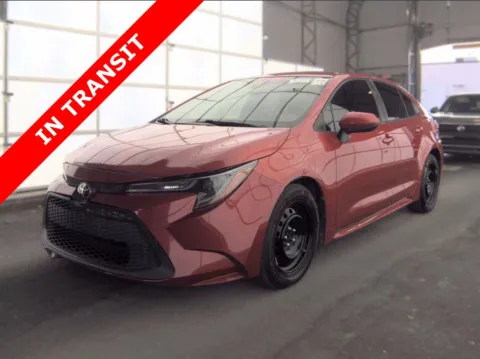 Red 2021 Toyota Corolla LE for sale in Alvin, TX