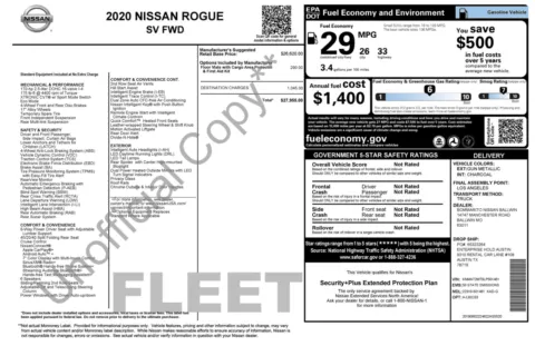Photos of 2020 Nissan Rogue SV for sale in Alvin, TX at Auto Boutique Texas