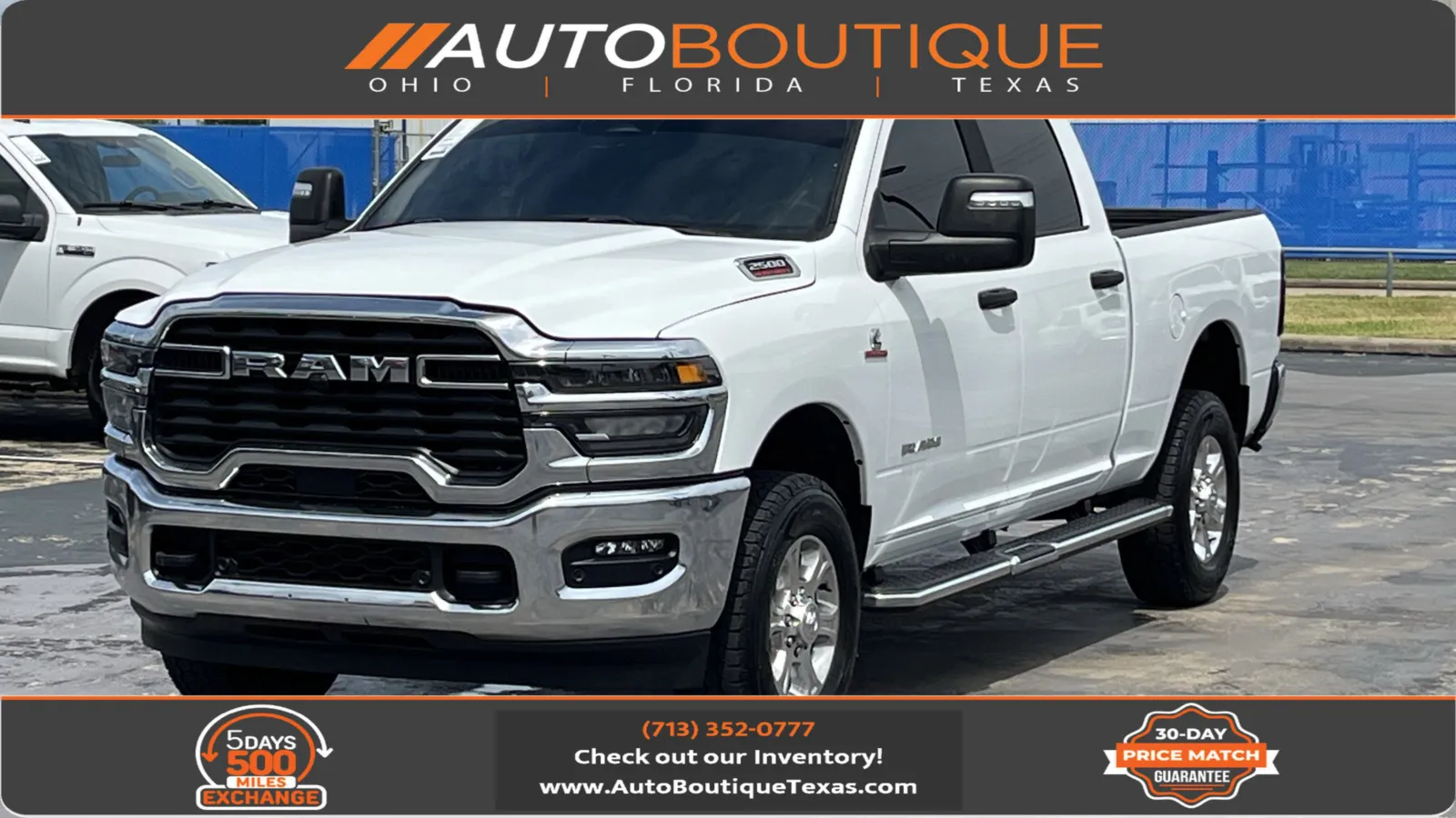 White 2025 Ram 2500 Big Horn for sale in Alvin, TX