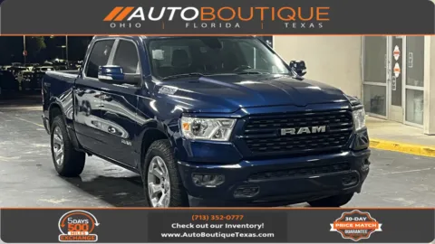 Blue 2022 Ram 1500 Big Horn for sale in Alvin, TX