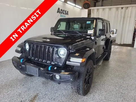 Black 2021 Jeep Wrangler 4xe Unlimited Sahara High Altitude for sale in Alvin, TX