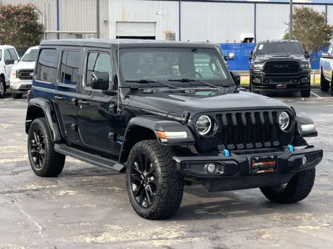 Another view of 2021 Jeep Wrangler 4xe Unlimited Sahara High Altitude for sale in Alvin, TX at Auto Boutique Texas