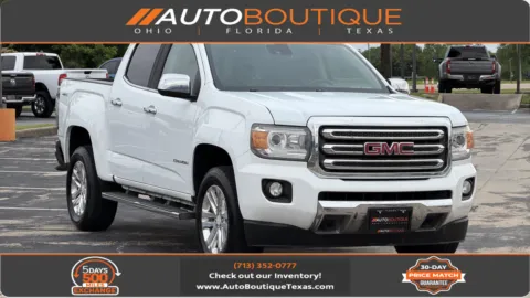 White 2017 GMC Canyon 4WD SLT for sale in Alvin, TX