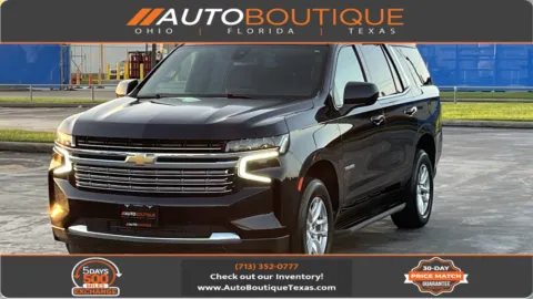 Blue 2021 Chevrolet Tahoe LT for sale in Alvin, TX