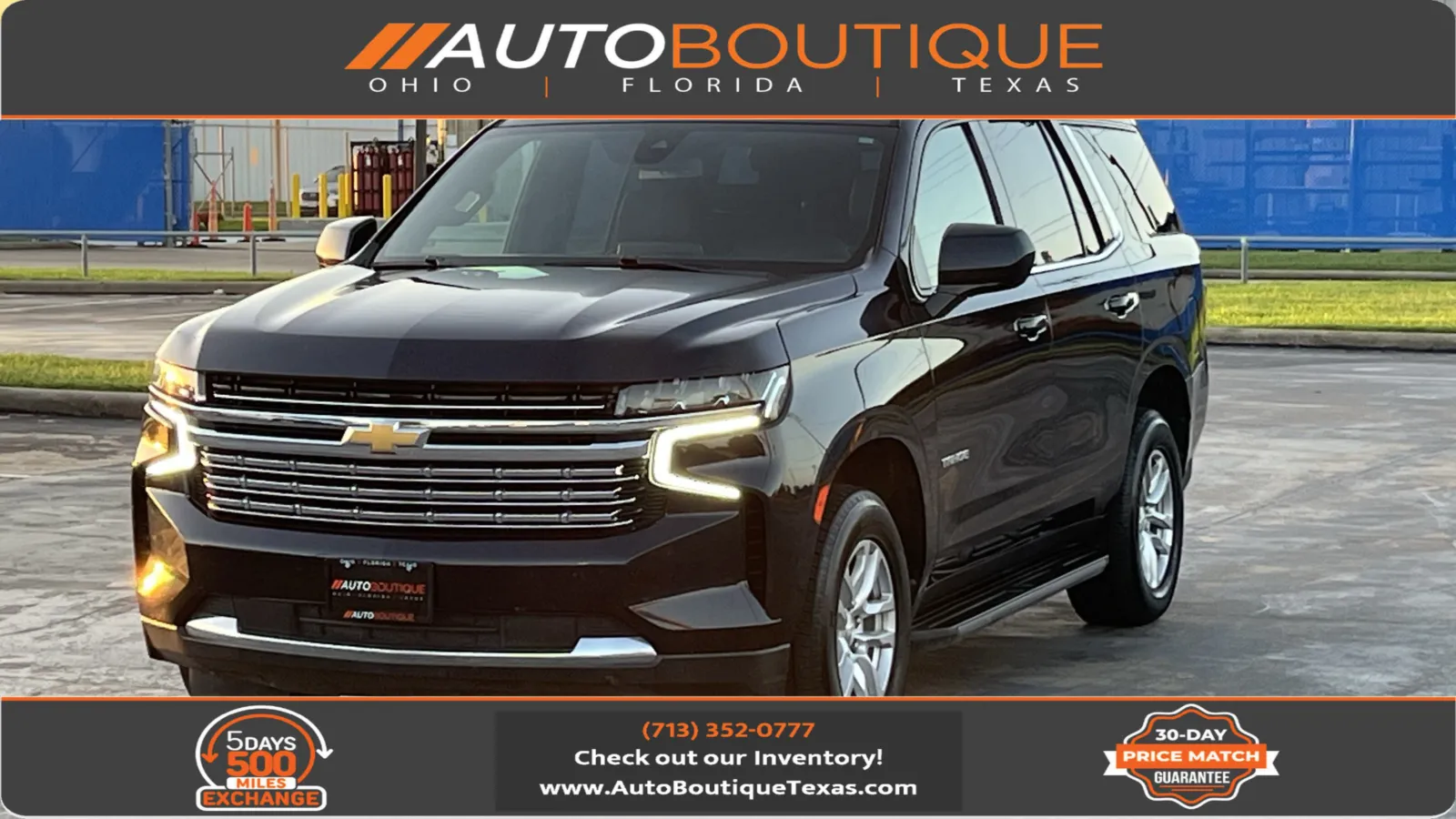 Blue 2021 Chevrolet Tahoe LT for sale in Alvin, TX