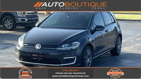 Gray 2019 Volkswagen e-Golf SEL Premium for sale in Alvin, TX