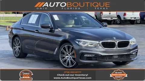 Gray 2017 BMW 5 Series 540i for sale in Alvin, TX