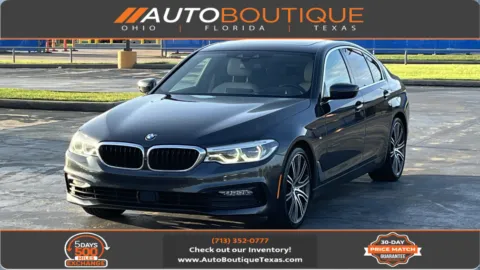 Gray 2017 BMW 5 Series 540i for sale in Alvin, TX