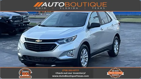 Silver 2021 Chevrolet Equinox LS for sale in Alvin, TX