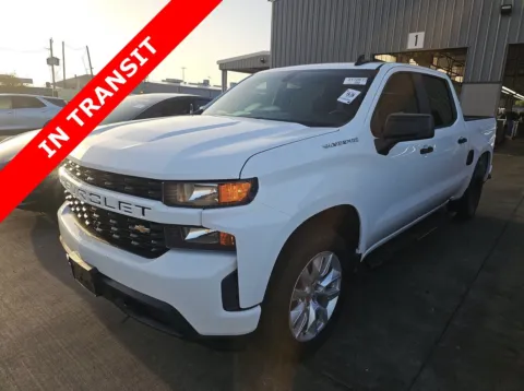 White 2020 Chevrolet Silverado 1500 Custom for sale in Alvin, TX