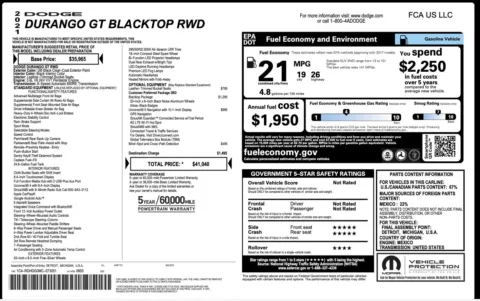 Photos of 2021 Dodge Durango GT for sale in Alvin, TX at Auto Boutique Texas