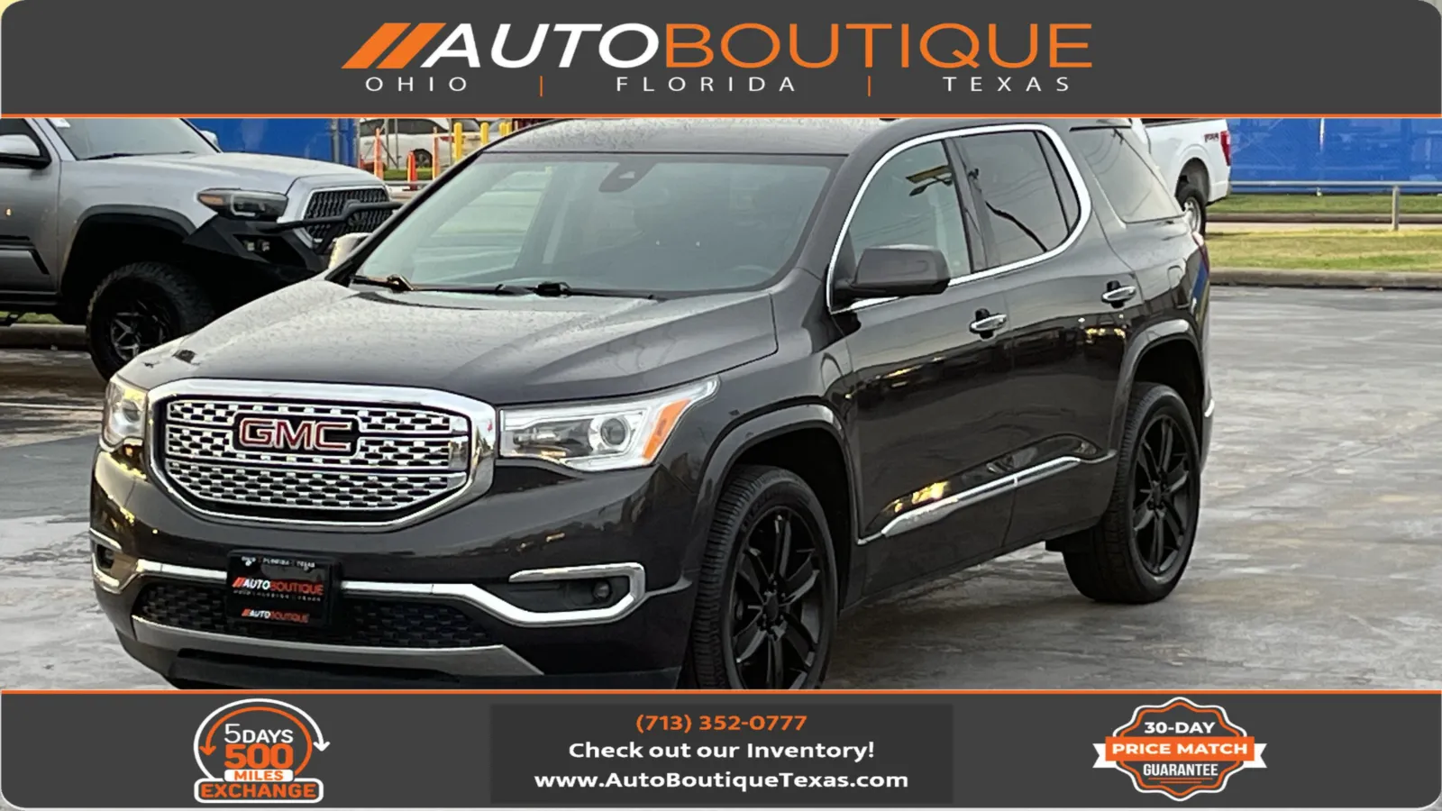 Gray 2018 GMC Acadia Denali for sale in Alvin, TX