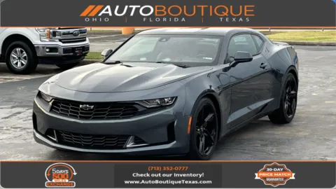 Gray 2021 Chevrolet Camaro 3LT for sale in Alvin, TX