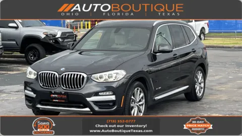 Black 2018 BMW X3 xDrive30i for sale in Alvin, TX