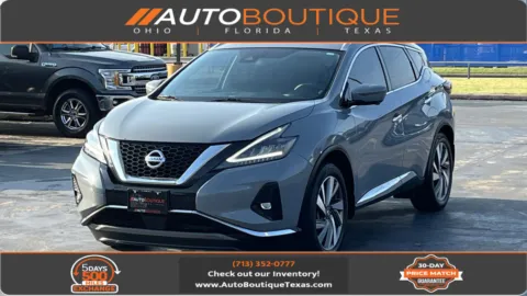 Gray 2021 Nissan Murano Platinum for sale in Alvin, TX