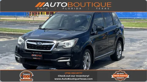 Black 2017 Subaru Forester Touring for sale in Alvin, TX