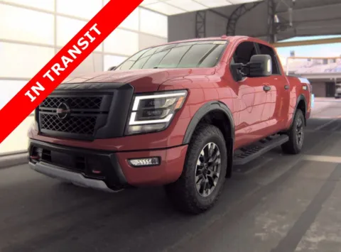 Red 2021 Nissan Titan PRO-4X for sale in Alvin, TX