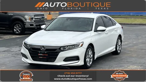 White 2019 Honda Accord Sedan LX 1.5T for sale in Alvin, TX