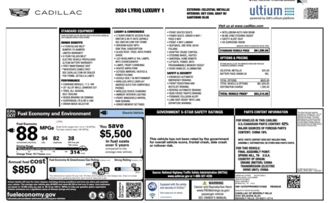 Photos of 2024 Cadillac LYRIQ Luxury for sale in Alvin, TX at Auto Boutique Texas