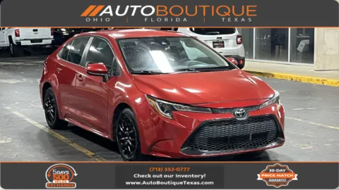 Red 2021 Toyota Corolla LE for sale in Alvin, TX